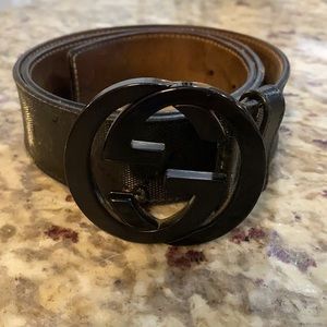 Men’s Gucci Black Belt